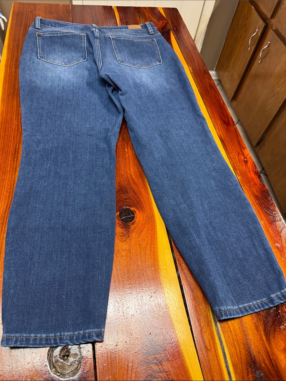 Judy Blue Dark Blue Straight Leg Jeans H9 - Picture 6 of 6